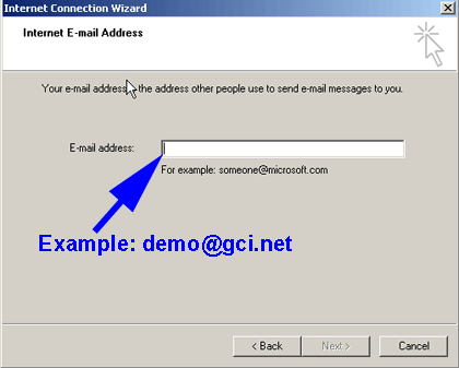 e-mail Address. a specific email inbox where messages are delieved