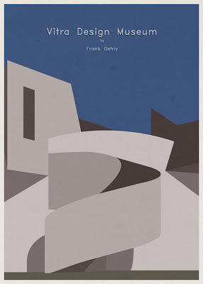 Vitra Design Museum - Frank O. Gehry - Posters de Arquitectura Minimalistas de André Chiote