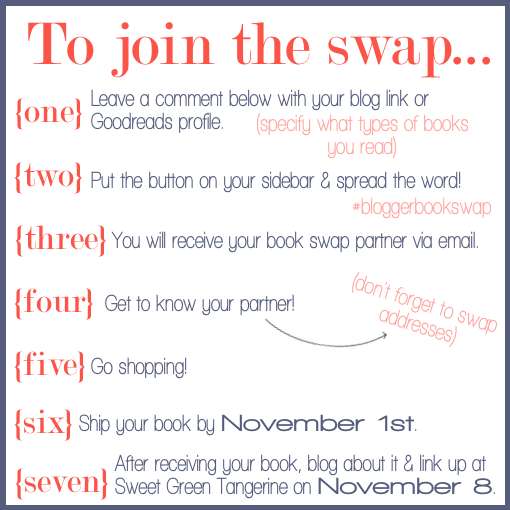 The Tangerine Blogger Book Swap!