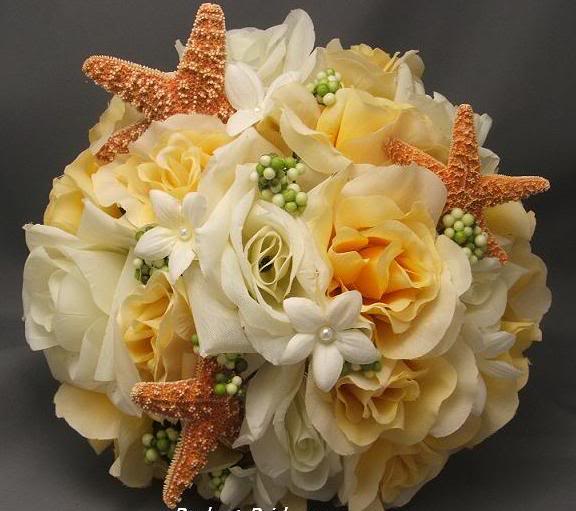  perfect for a beach themed wedding This lovely bouquet has been seen 