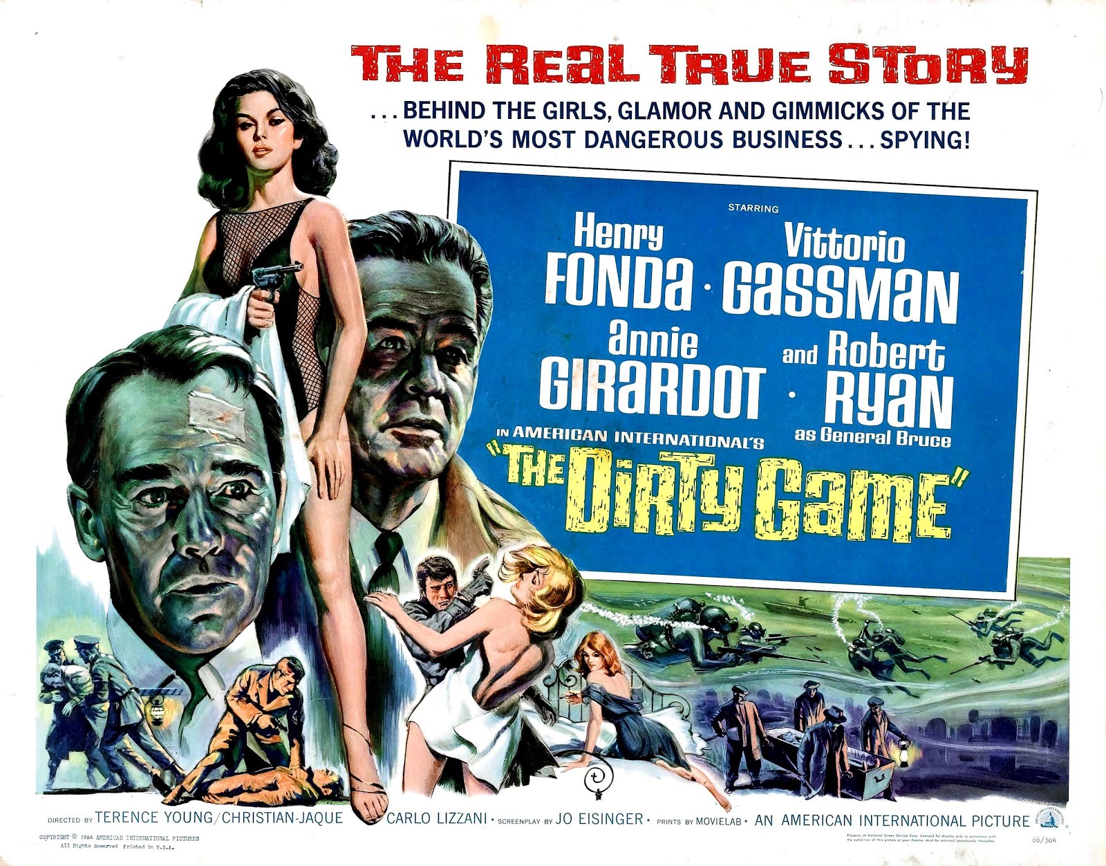 Guerre secrète (1965) Christian-Jaque , Terence Young , Carlo Lizzani - The dirty game