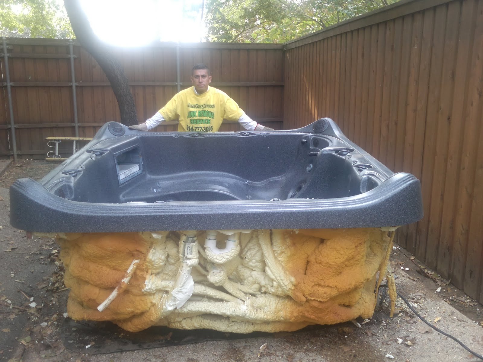 Things to consider when having a Hot Tub removed in Houston Texas