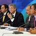 Ricardo Coutinho fala em nome dos governadores do Nordeste apos reunião com Dilma