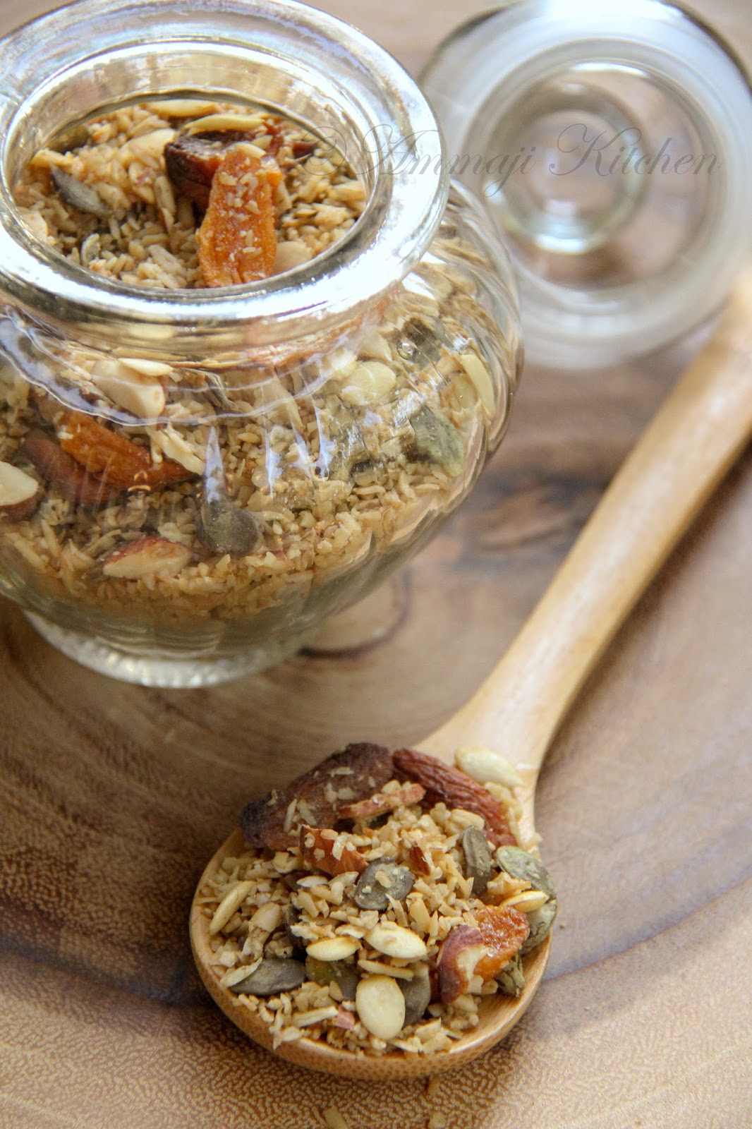 Baked Granola Indian Food Recipes Ammaji Kitchen