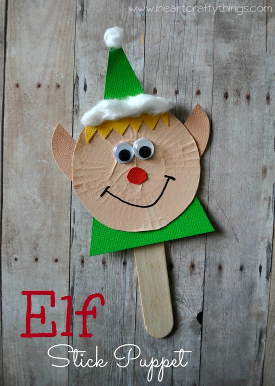 Elf Craft - Elf Stick Puppet 