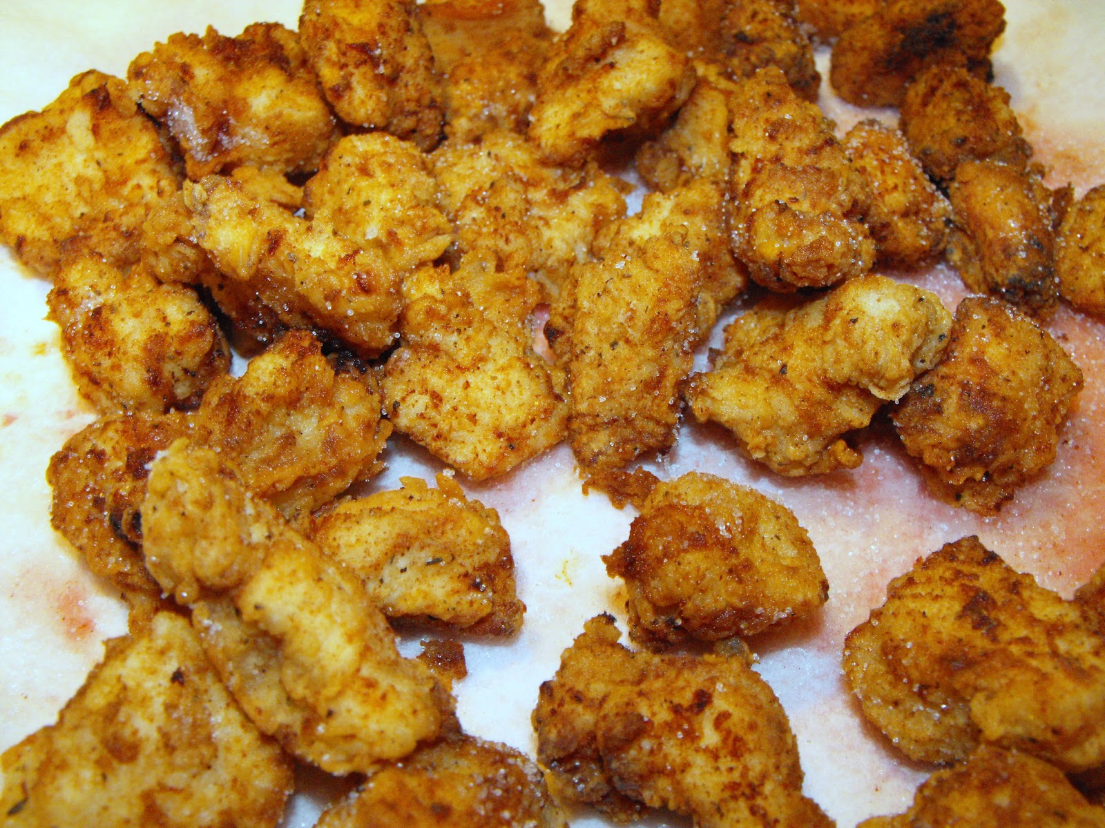 A View at FiveTwo Homemade Popcorn Chicken/Chicken Nuggets