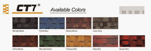 Type warna Atap Asphalt Bitumen CT7 TypewarnaAtapAsphaltBitumenCT7