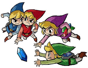 Zelda Four Swords ds 3ds