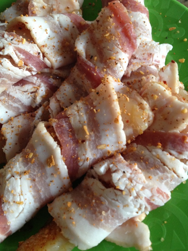 A Healthy Makeover: Bacon Wrapped Chicken Tenders