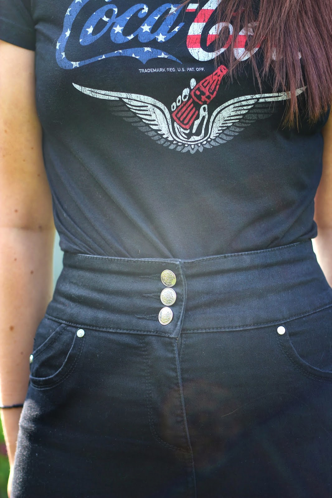 tesco high waisted jeans