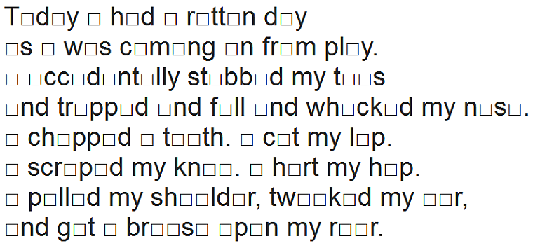 B's Life with English Using textivate.com for simple interactive tasks