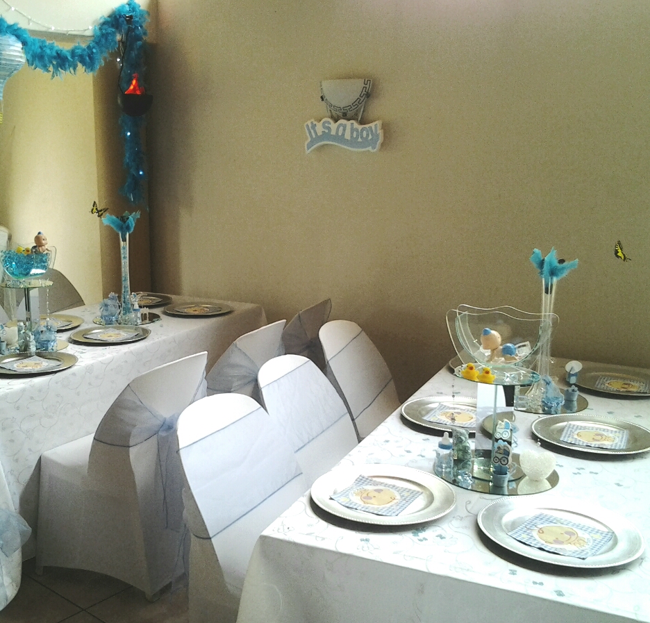 Venue and Halaal Catering for all Functions Baby Shower Boy Full Setup