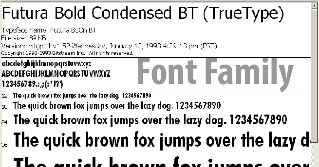 Download futura font word