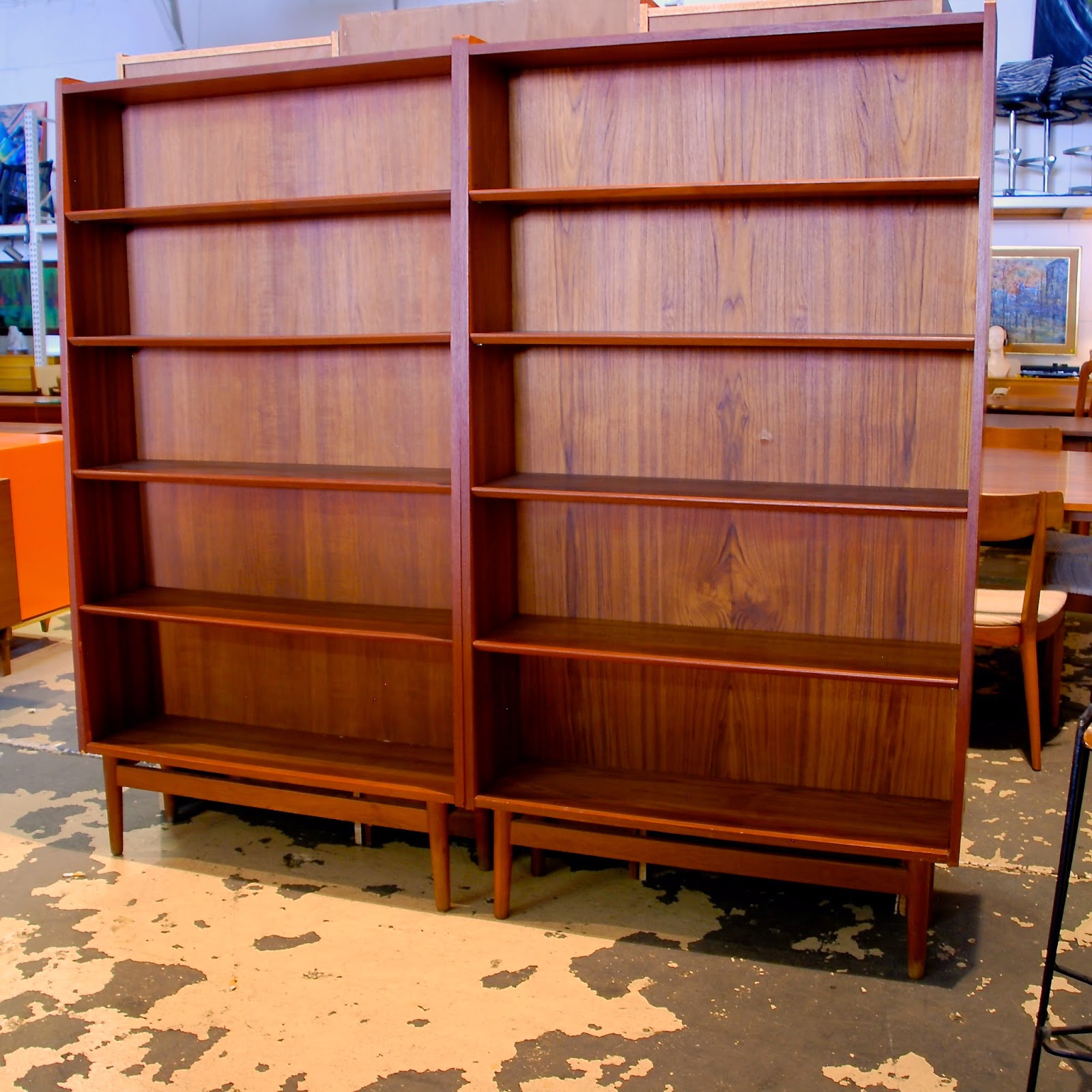 Teak Bookcases (650)