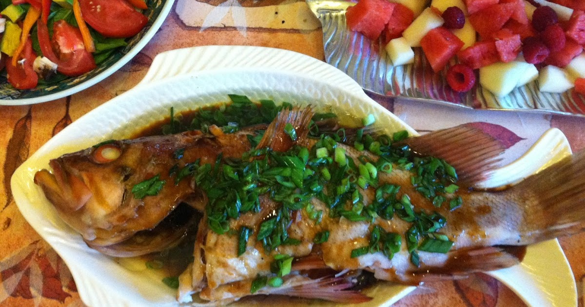 Recipes by the Azuki Bean Mamas Steamed Rock Cod