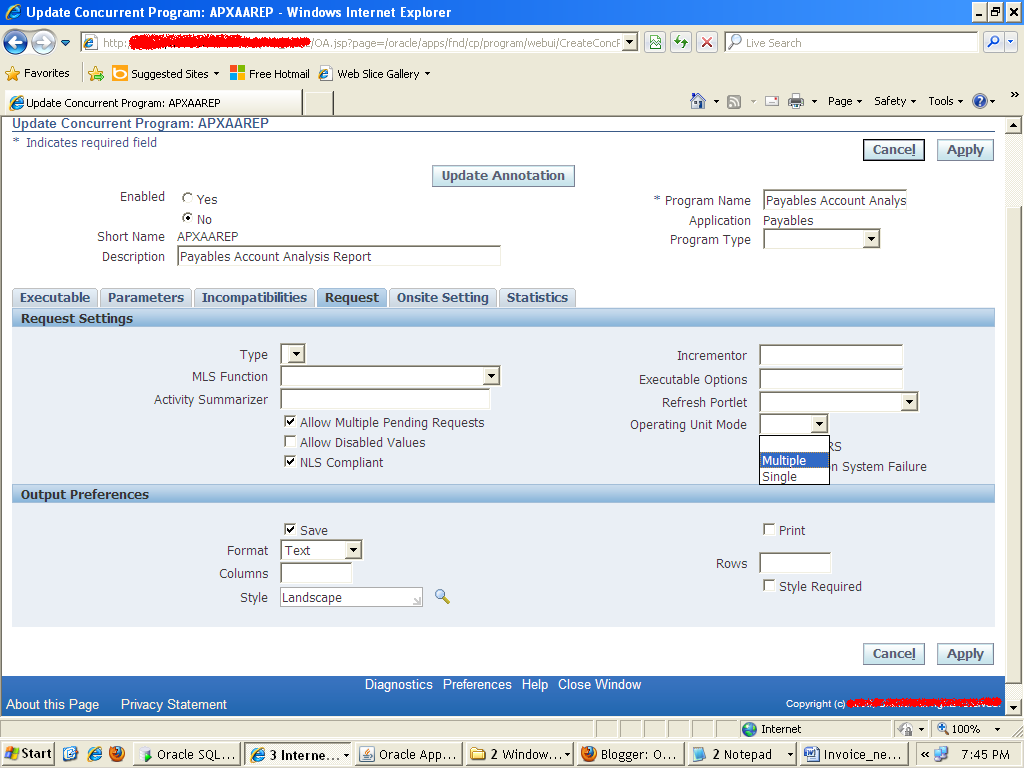 Oracle Apps How to restrict Operating units?