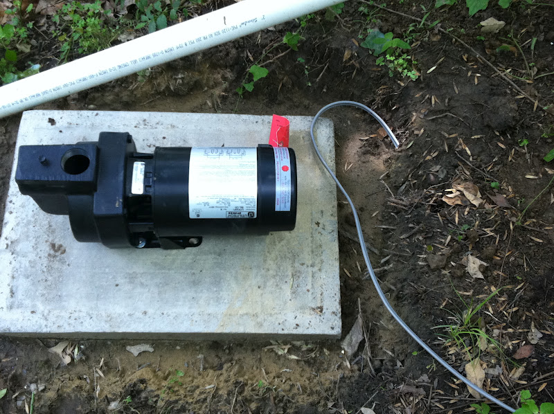 My Texas Round House Irrigation Lake Pump Installation