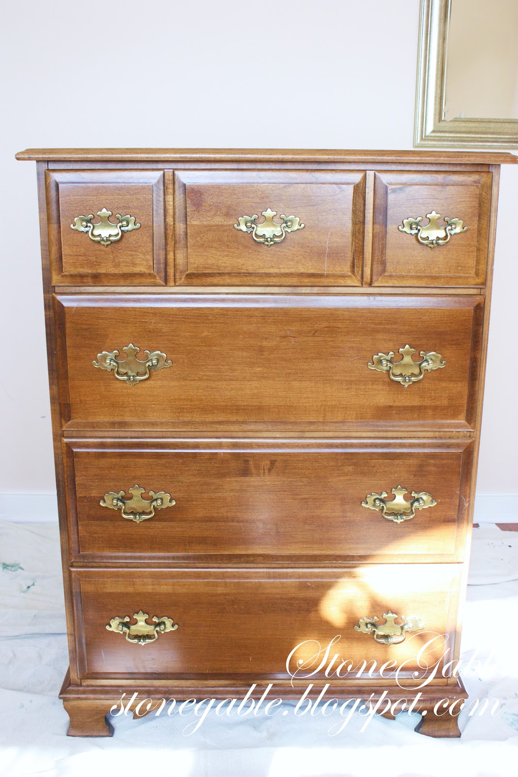 StoneGable WHITE DRESSER PAINTING TECHNIQUES