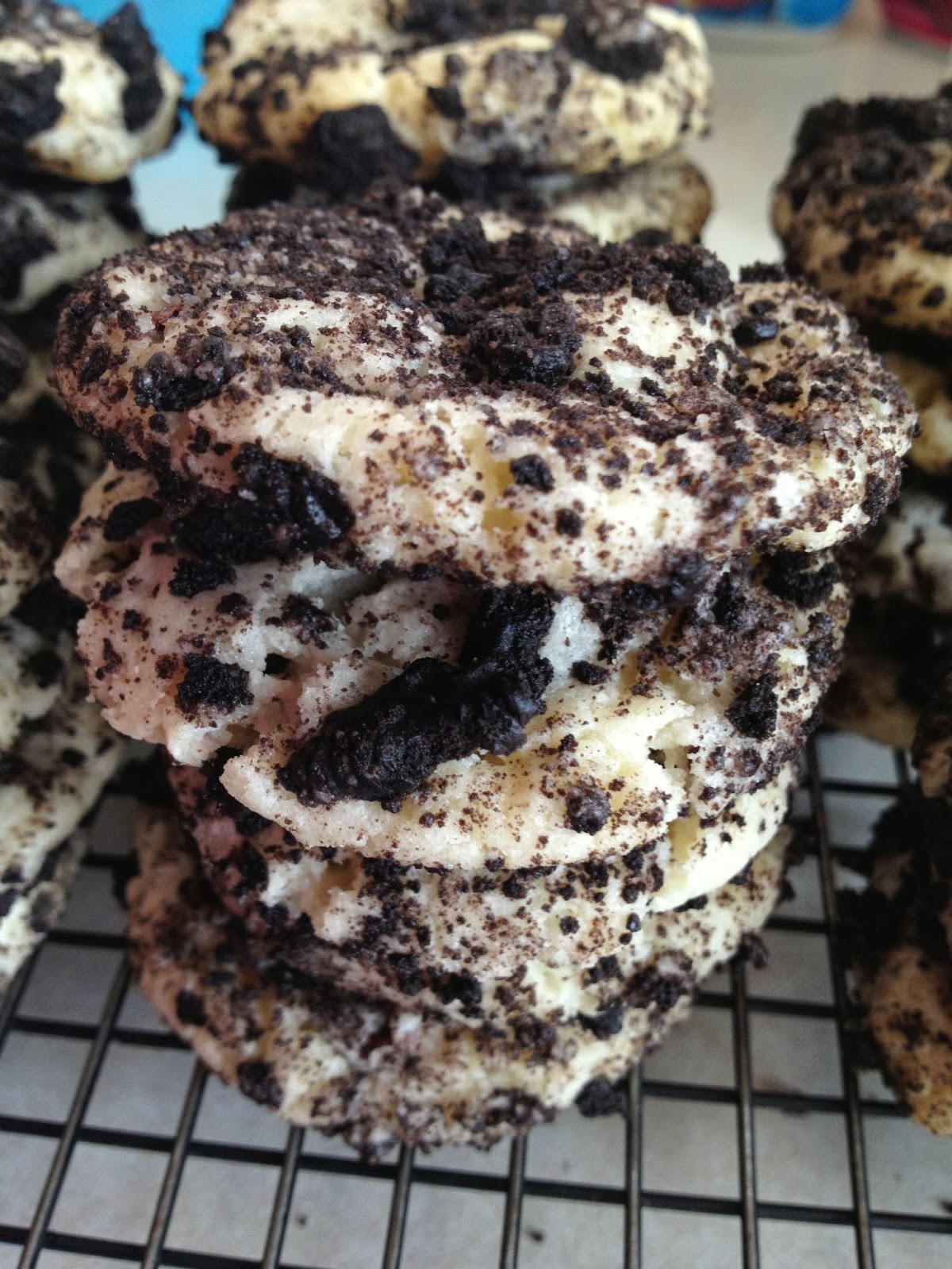 A Busy Mom of Two In the Kitchen Oreo Cream Cheese Cookies