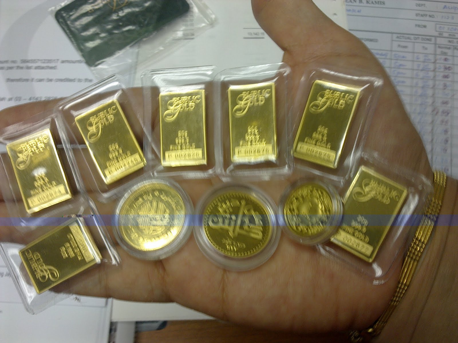Pelaburan Emas & Silver: EMAS / GOLD 