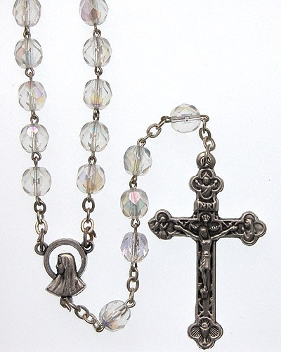 Clear Crystal Beads Rosary