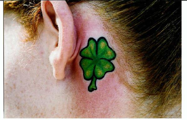Girl Shamrock Tattoo