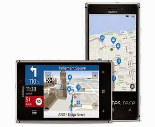 Nokia's mapping app HERE Nokia's HERE is one of the best mapping applications for sure