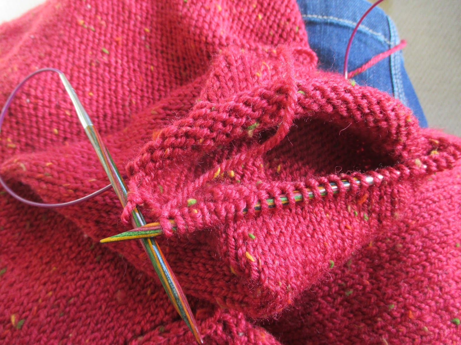 Three Stories High Knitting with a MAGIC LOOP tutorial