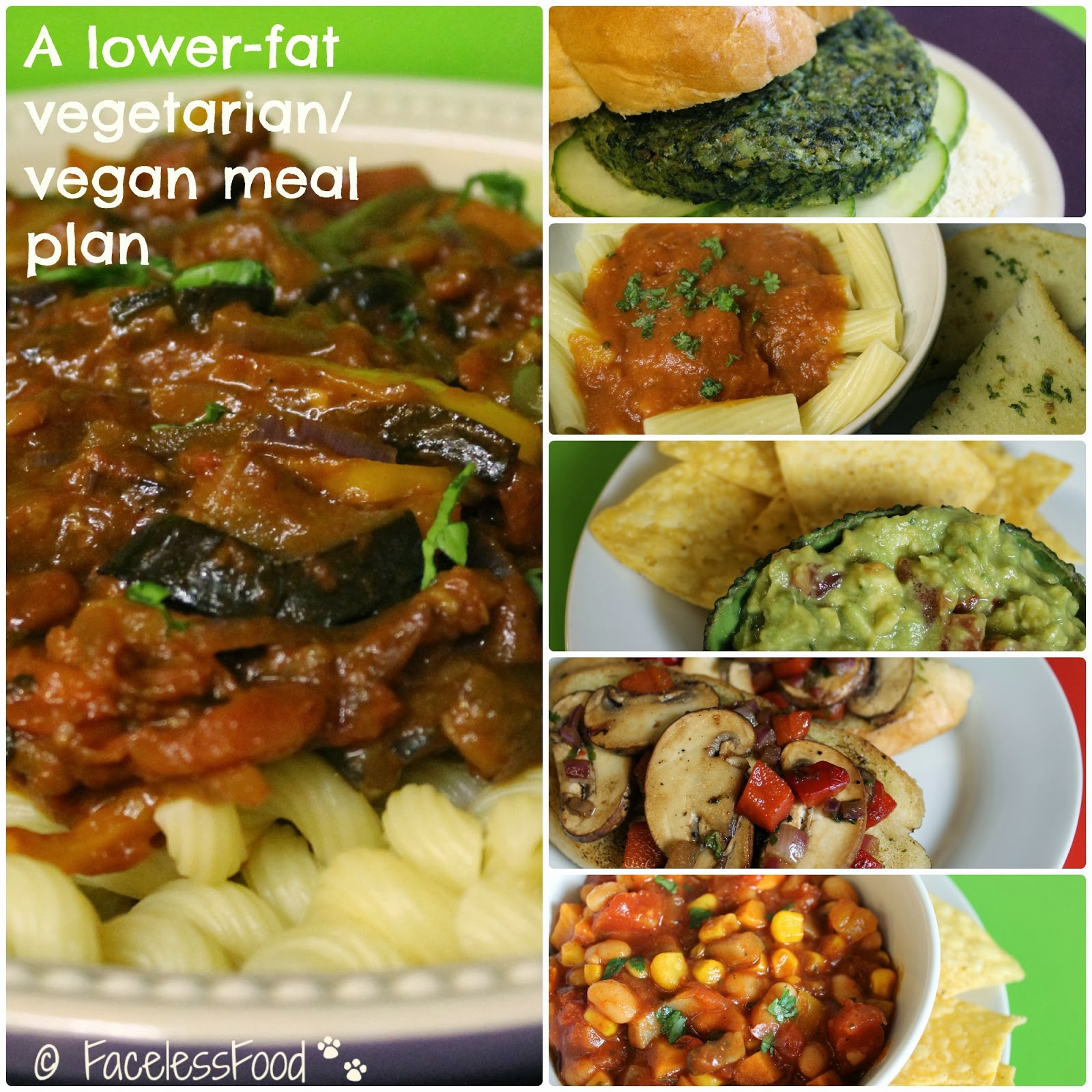 We Don't Eat Anything With A Face: A cheap and lower-fat vegetarian