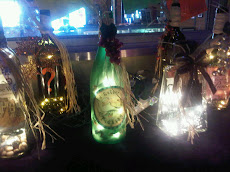 Wine & Liquor bottles with lights