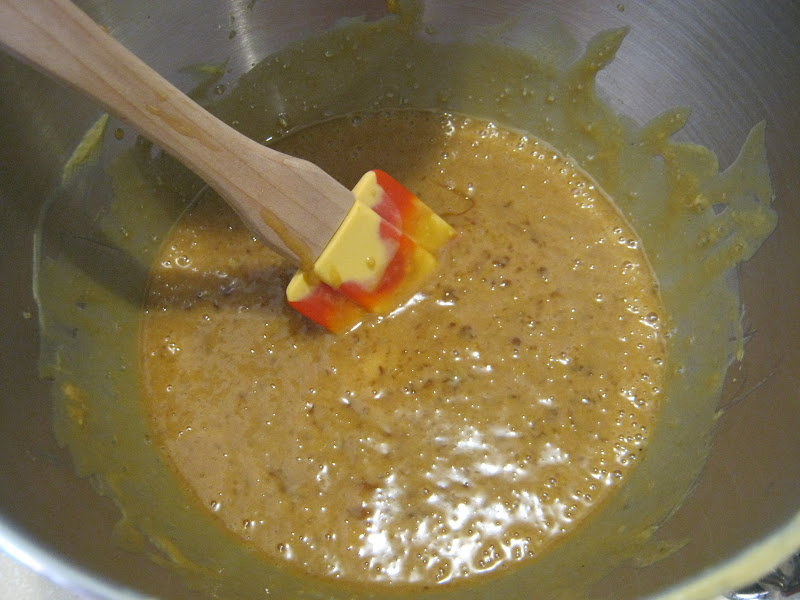 How do you make a ham sauce with mustard and vinegar?