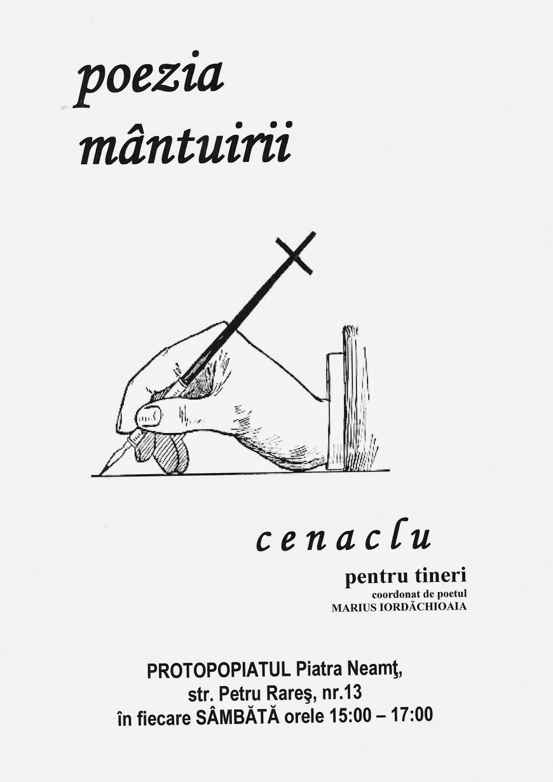Oameni si demoni Cenaclu pentru tineri