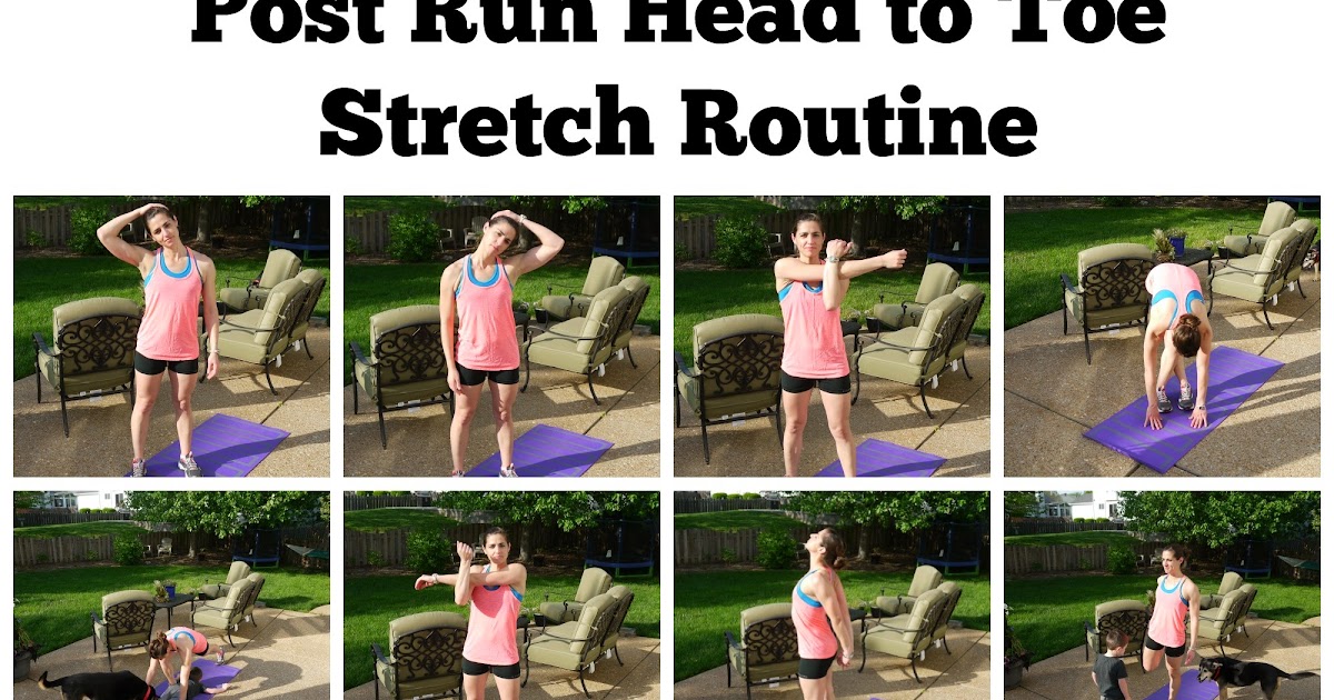Mom's Little Running Buddy Post Run Stretching Routine