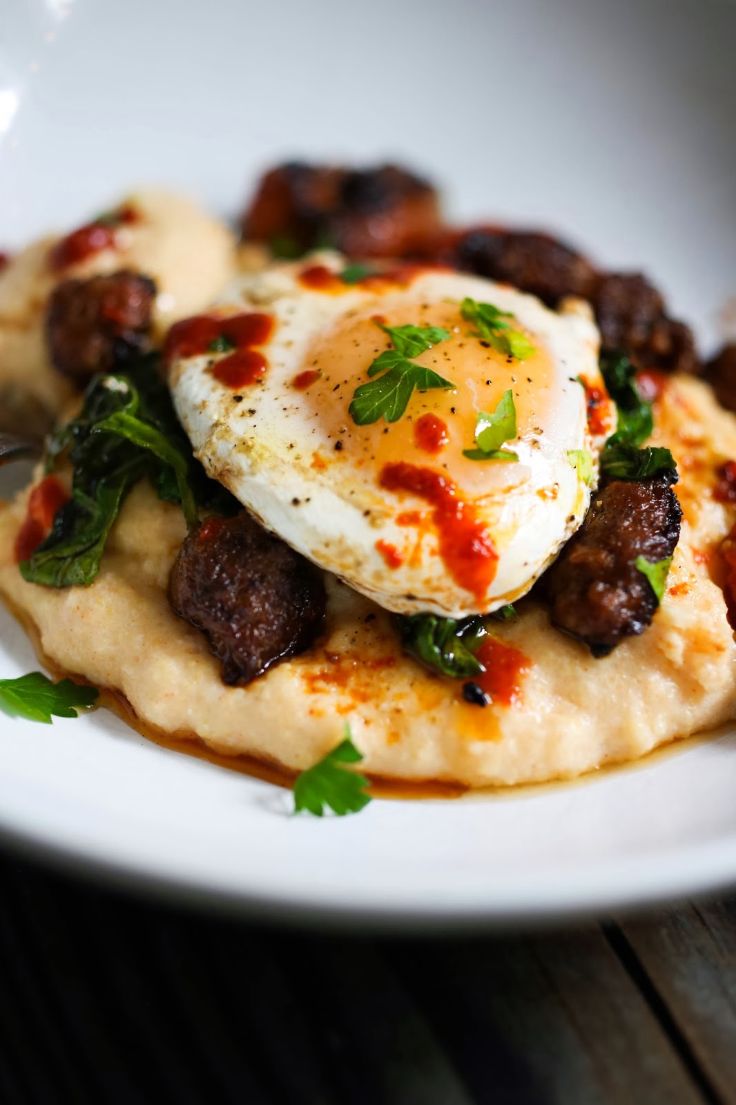 Polenta Skillet Eggs with Chorizo Best Recipes Ever