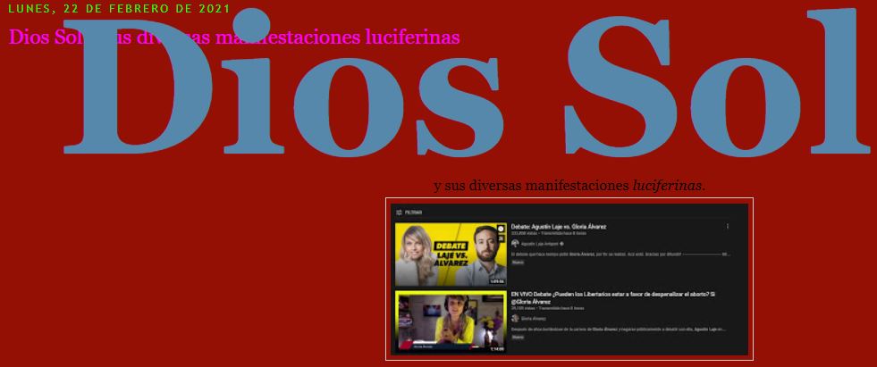 Dios Sol y sus diversas manifestaciones luciferinas