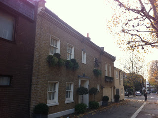 Looking out from Boyne Terrace Mews, London W11