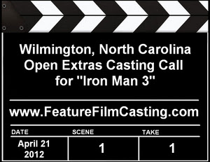 Iron Man 3 Wilmington Open Extras Casting Call