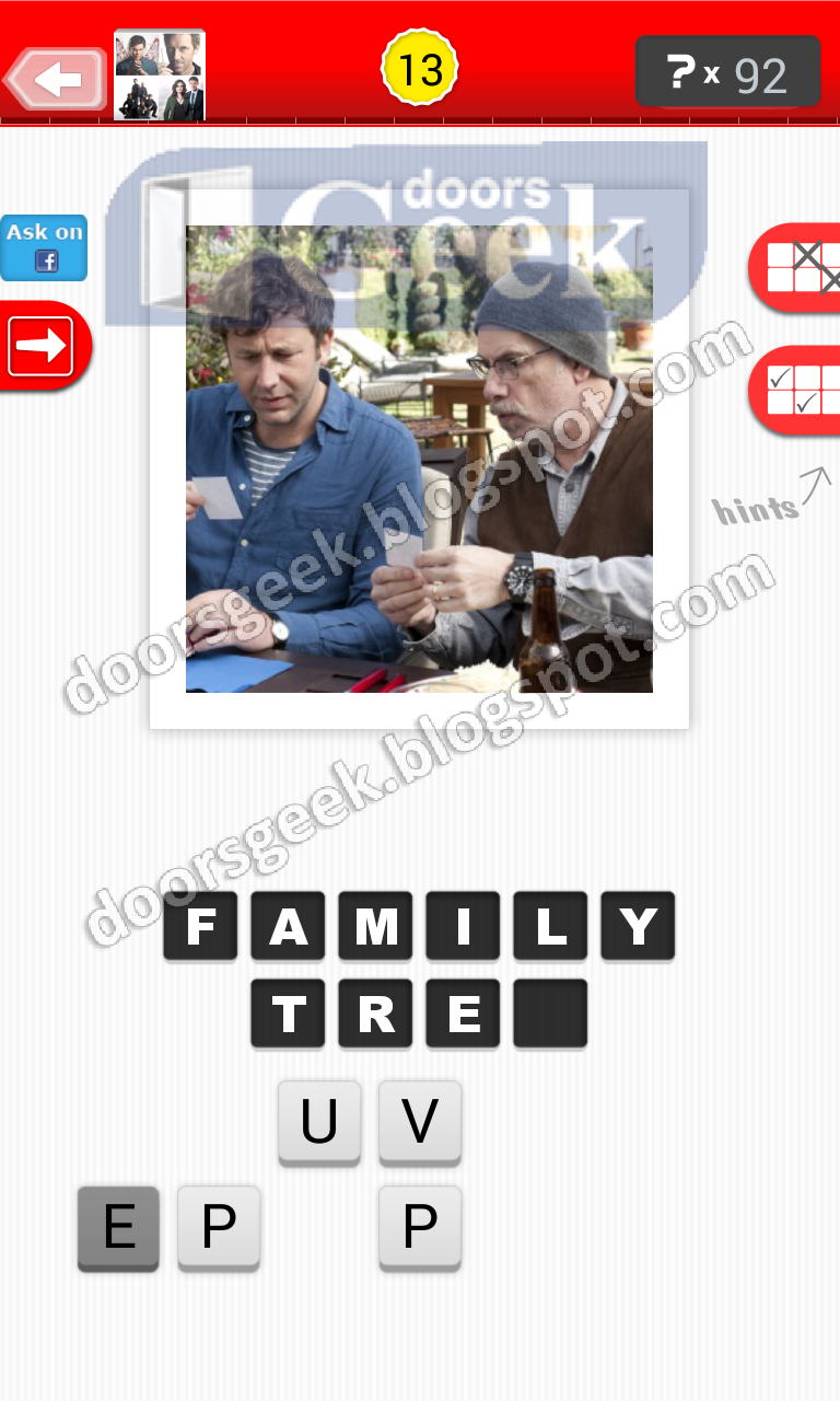 The TV Show Guess Answers Level 1
