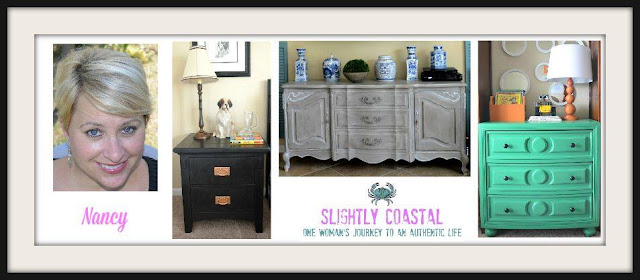 Friday's Furniture Fix hosted by Slightly Coastal furniture makeover, flipping furniture, link party, link parties, refinished furniture, Friday's Furniture Fix, #fridaysfurniturefix