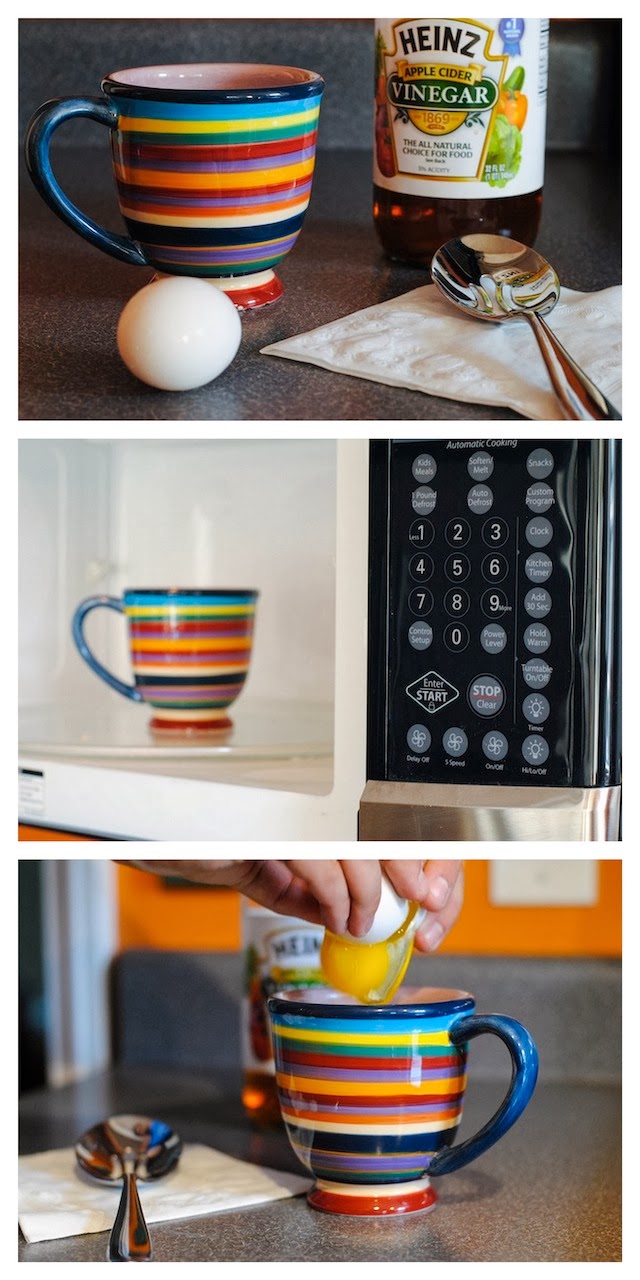 How To Poach An Egg In A Microwave - Foxes Love Lemons