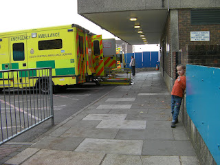 ambulance bay at accident and emergency