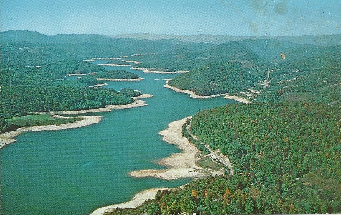 Vintage Travel Postcards Thorpe Lake Glenville, North Carolina