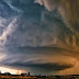 Terror en los Cielos de Uruguay luego de recibir Tsunami de nubes ¿Así
sera el fin del Mundo?