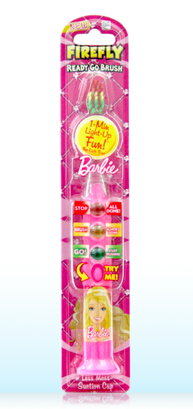barbie toothbrush and toothpaste