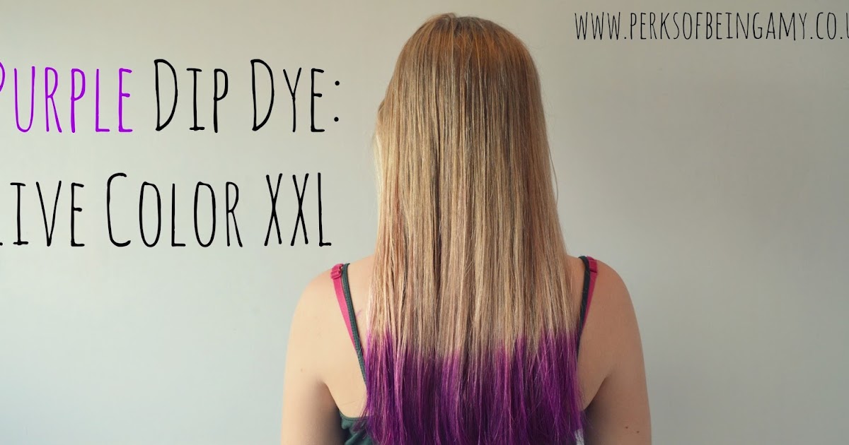 Purple Dip Dye Live Color Xxl Being Amy