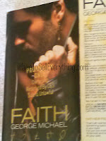 George Michael cassette Faith with promotional George Michael cassette Faith with promotional