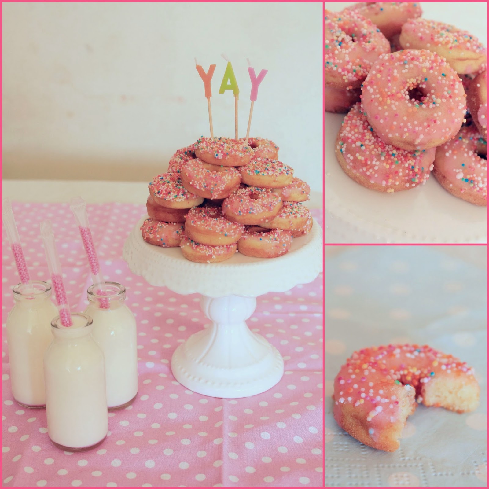 MakingMamaMagic Special Birthday Breakfast Mini Donut Cake