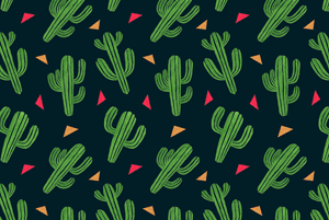 Cactus Fiesta Pattern by Haidi Shabrina
