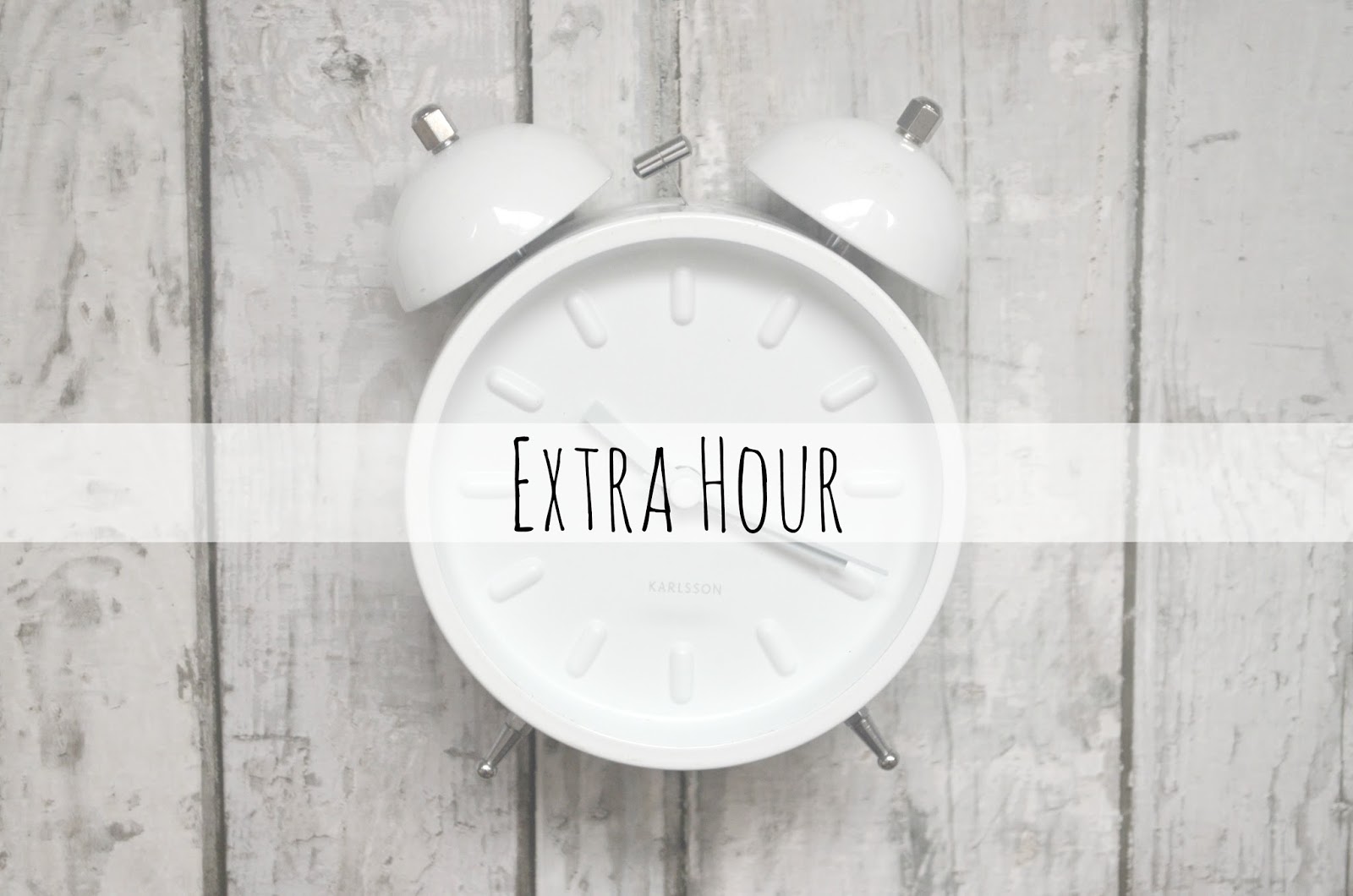 What are you doing with that extra hour? Blog Me Beautiful