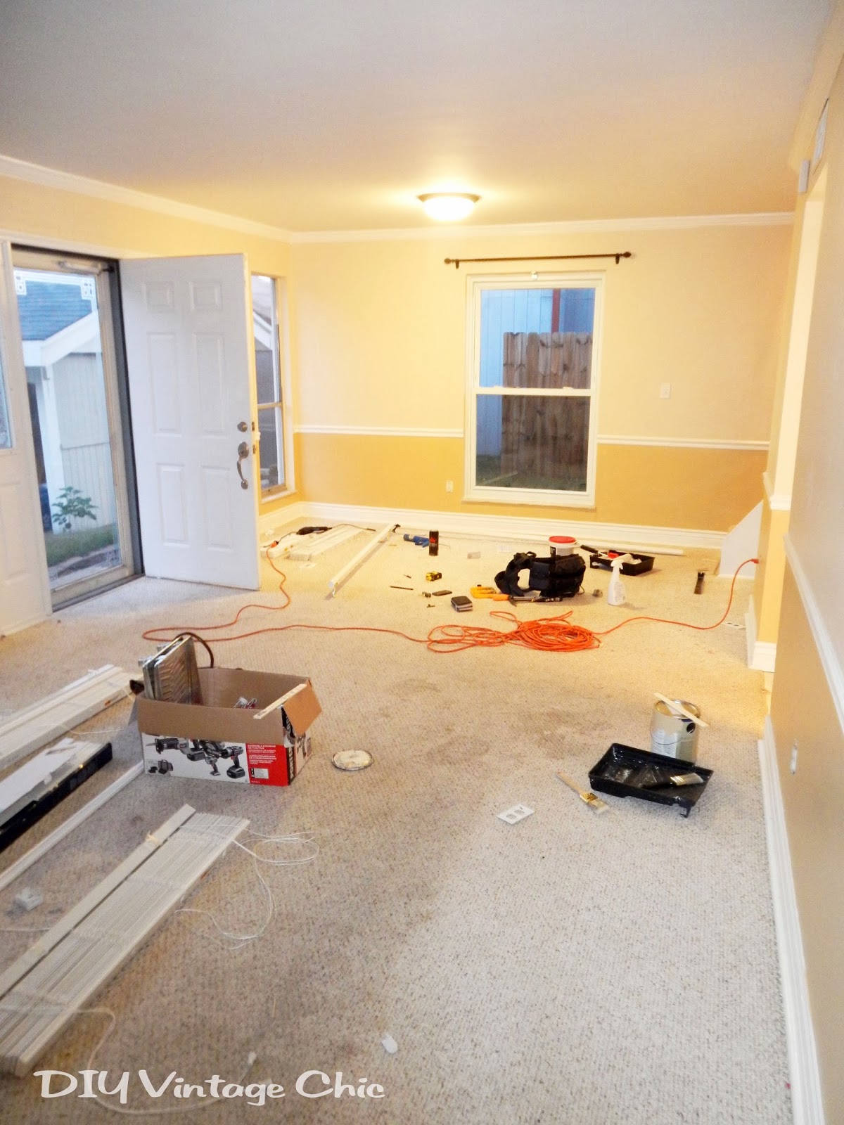 Diy Vintage Chic Laminate Flooring Diy Laminate Flooring